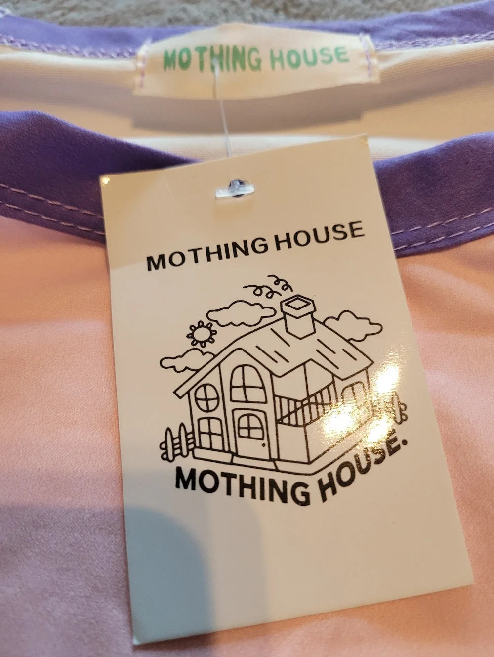 Mothing House Love Minnie Ladies 2 PC Ss Pajama Set W/Shorts BNWT Med Cute Comfy - Picture 7 of 11